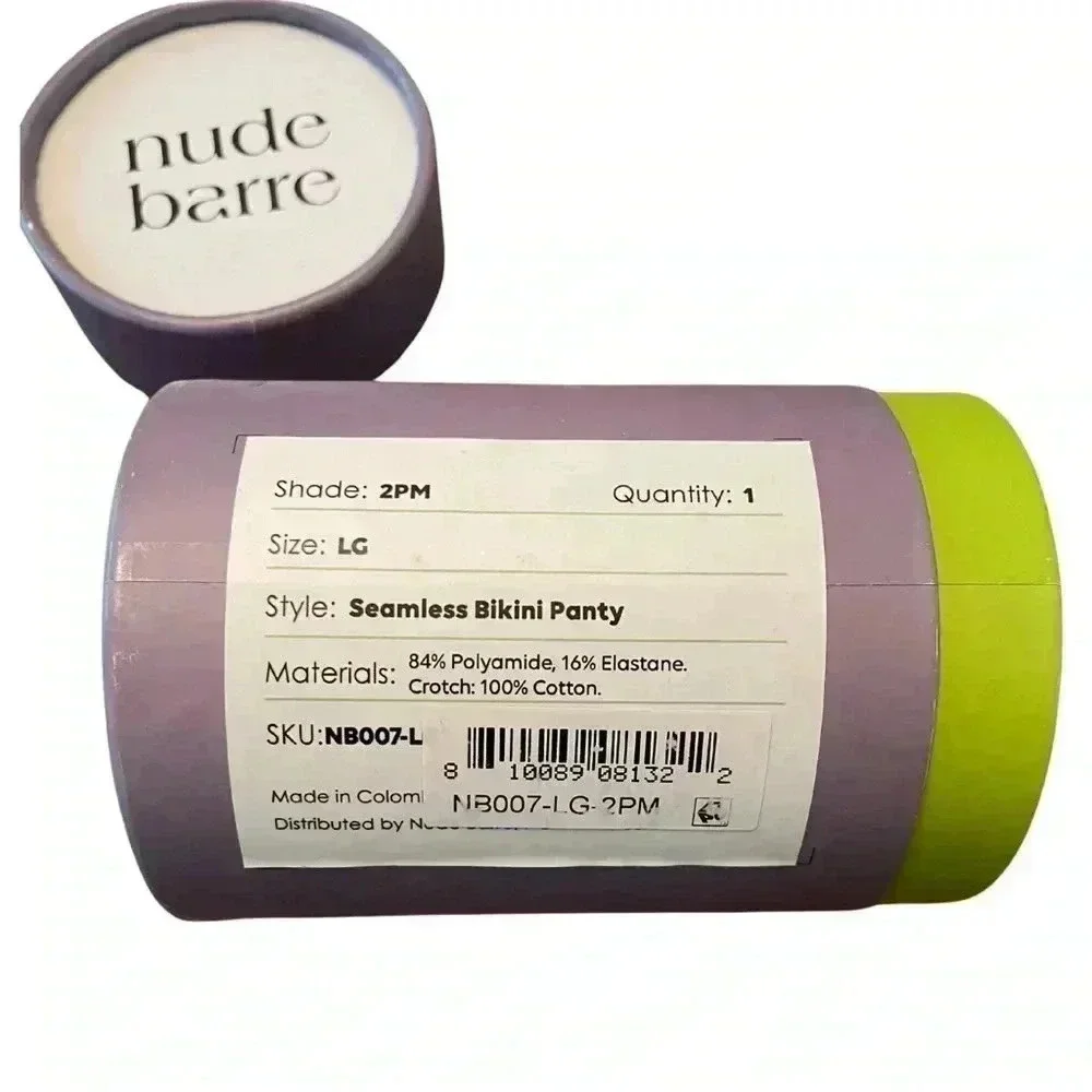 Nude‎ Barre Seamless Bikini Panty Size Large